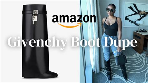 bottes givenchy dupe|givenchy shark lock boot dupe.